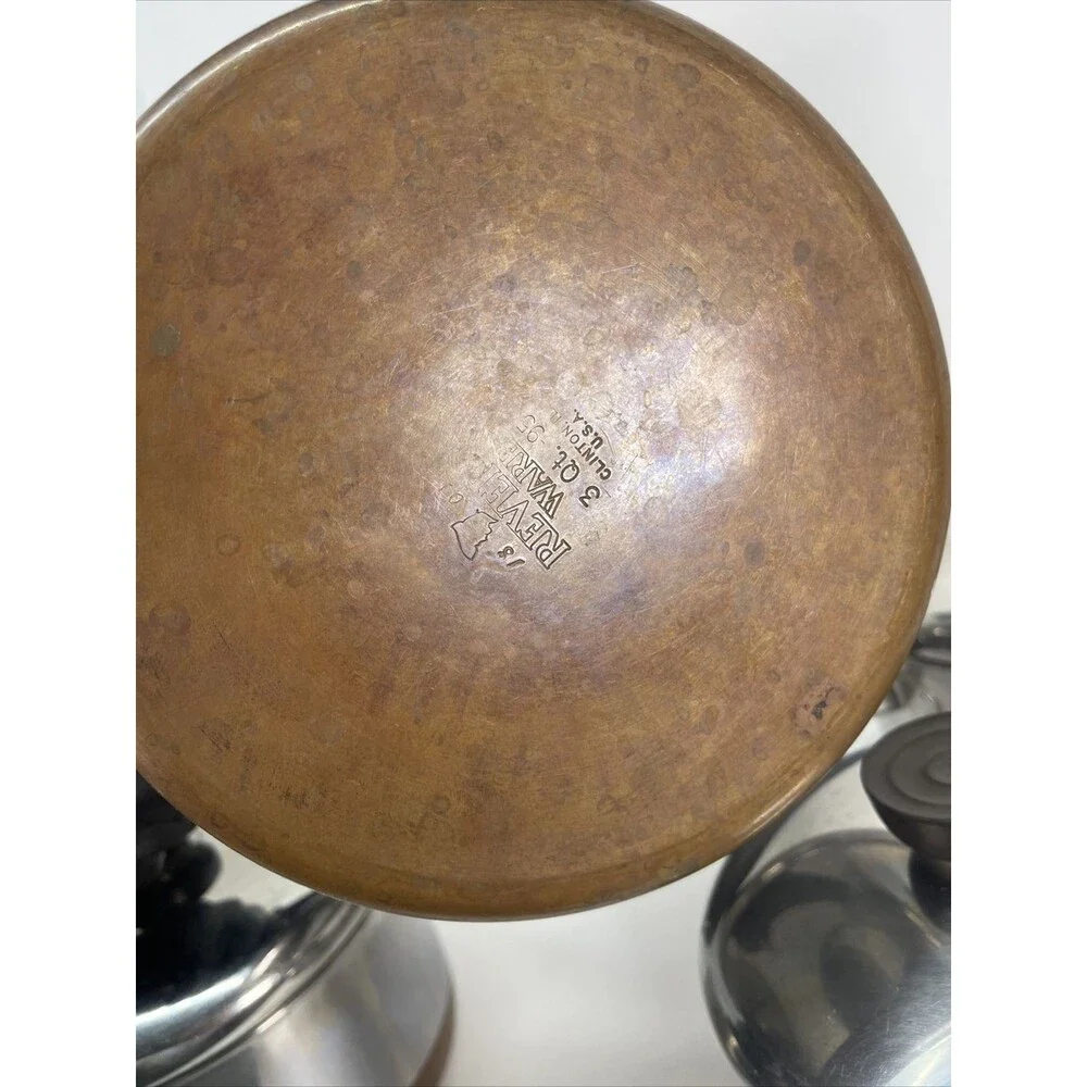 Revere Ware 1801 (4 Piece Set) Copper Bottom Cookware